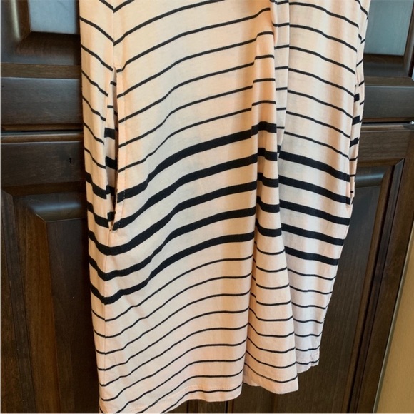 Volcom Strapless Sundress, Beige/Black, Size M - Picture 3 of 3